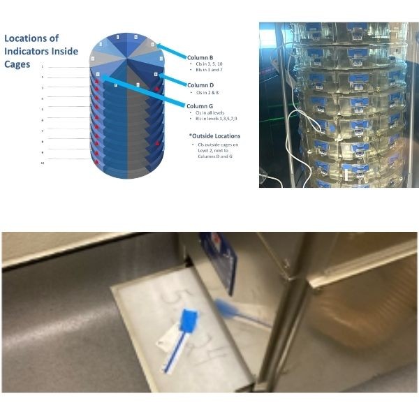 CURIS achieves 6-log sporicidal efficacy even through IVC cages and filters